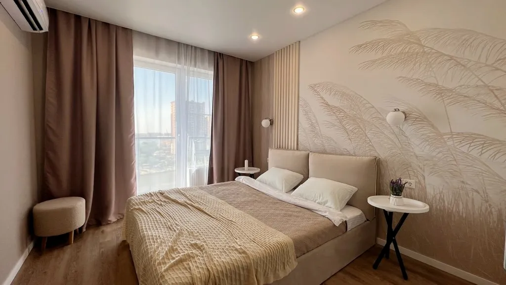 Евроквартира со спальней и гостиной — аренда посуточно в Астрахань