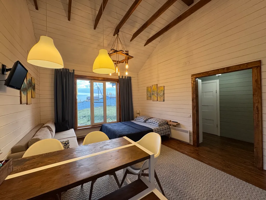 Дом с баней на дровах