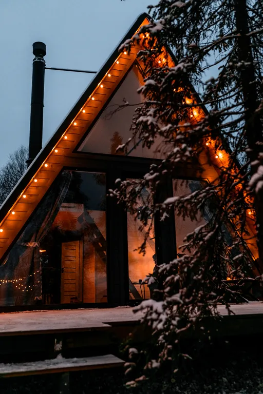 Коттедж Уютный домик с сауной на берегу реки Dacha Scandi — аренда посуточно в Мурмаши