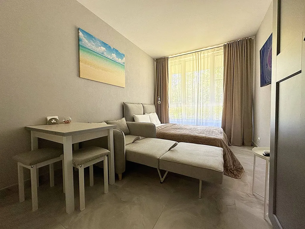 Студия для 3 Гостей с видом на сосны  в Зеленогорске