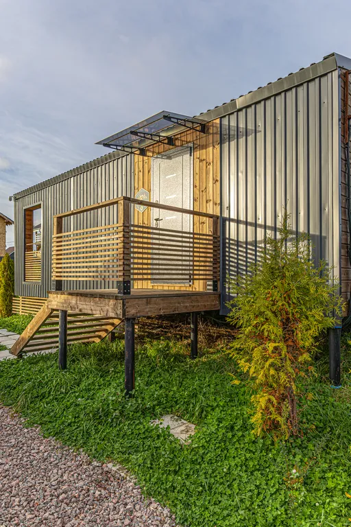 Новый загородный дом в стиле барнхаус