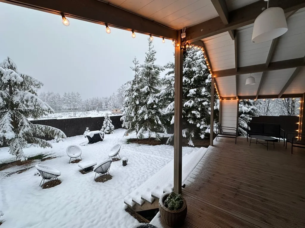 Уютный дом барн в лесу