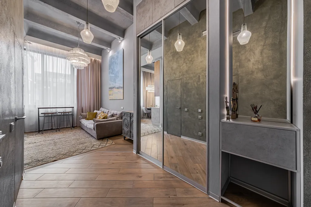 Квартира Квартира Дизайнерский лофт на Бауманской — Москва