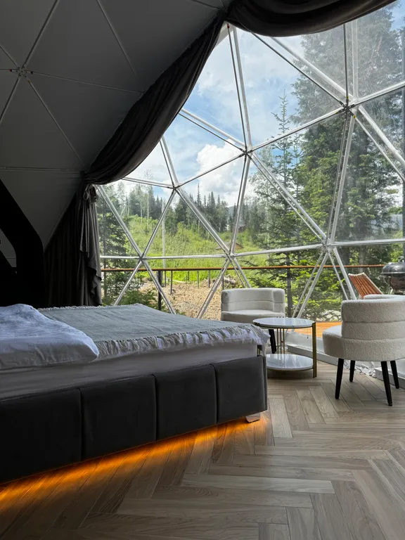 Коттедж Купольный дом «MOUNTAIN» на 4 гостя — Шерегеш