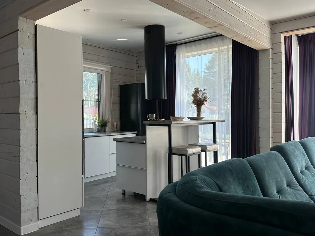 Уютный новый коттедж на берегу Финского залива
С баней на дровах