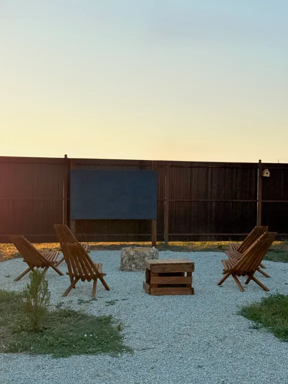 Коттедж Дом А-фрейм на берегу моря, бассейн, баня — Кучугуры