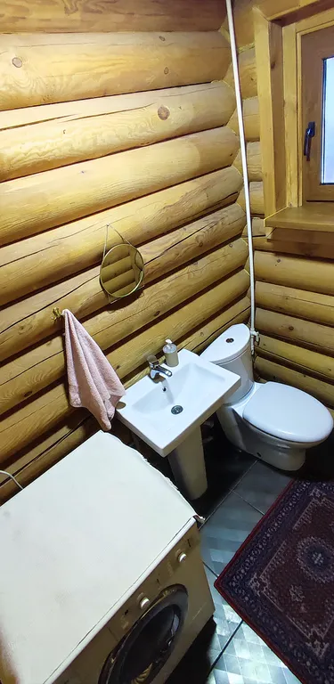 Коттедж Коттедж Просторный сруб с гамаком, камином и баней — Мезмай