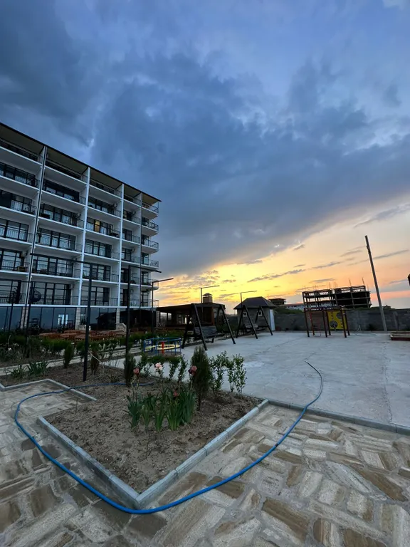 Уютная квартира-студия на первой береговой линии, прекрасный вид