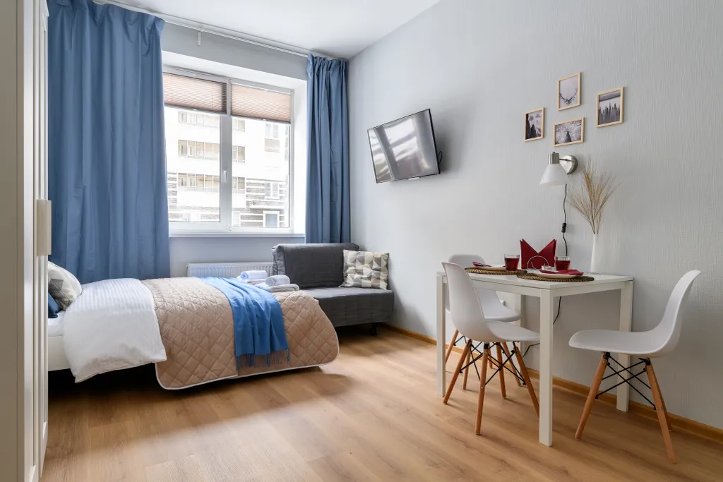 Квартира Квартира-студия Скандинавия пос. Песочный 1 этаж заселение 24/7 — Песочный