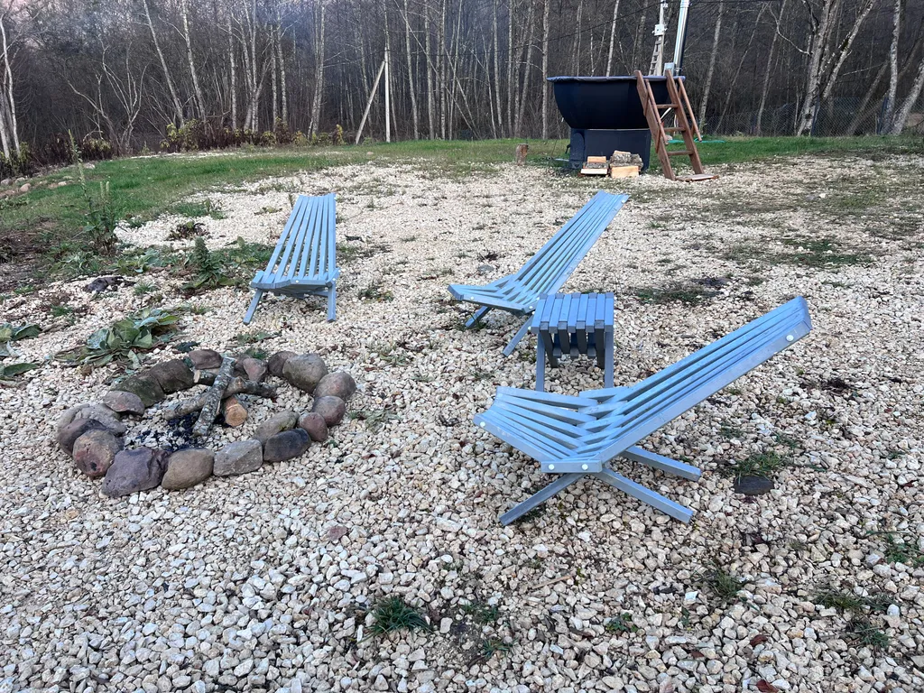 Дом в горах у реки с подогреваемым бассейном, баней и чаном