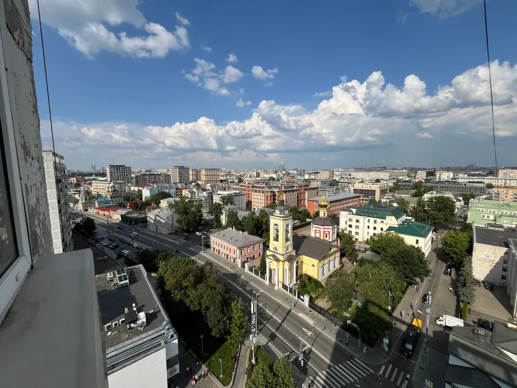 Квартира Квартира у метро Полянка, Панорама Замоскворечья — Москва