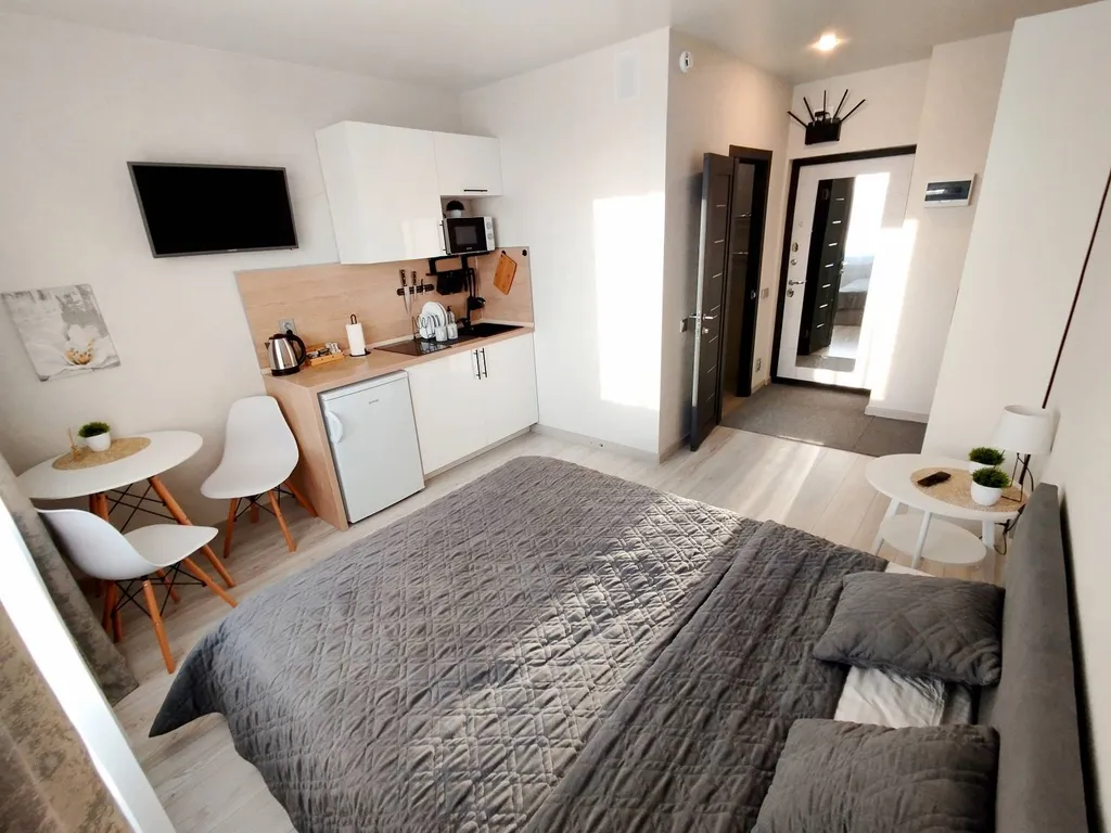 Уютная студия в современном стиле