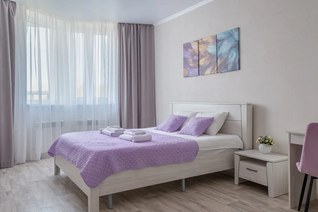 Уютная в центре города, гостиничный сервис, кондиционер бесконтактно