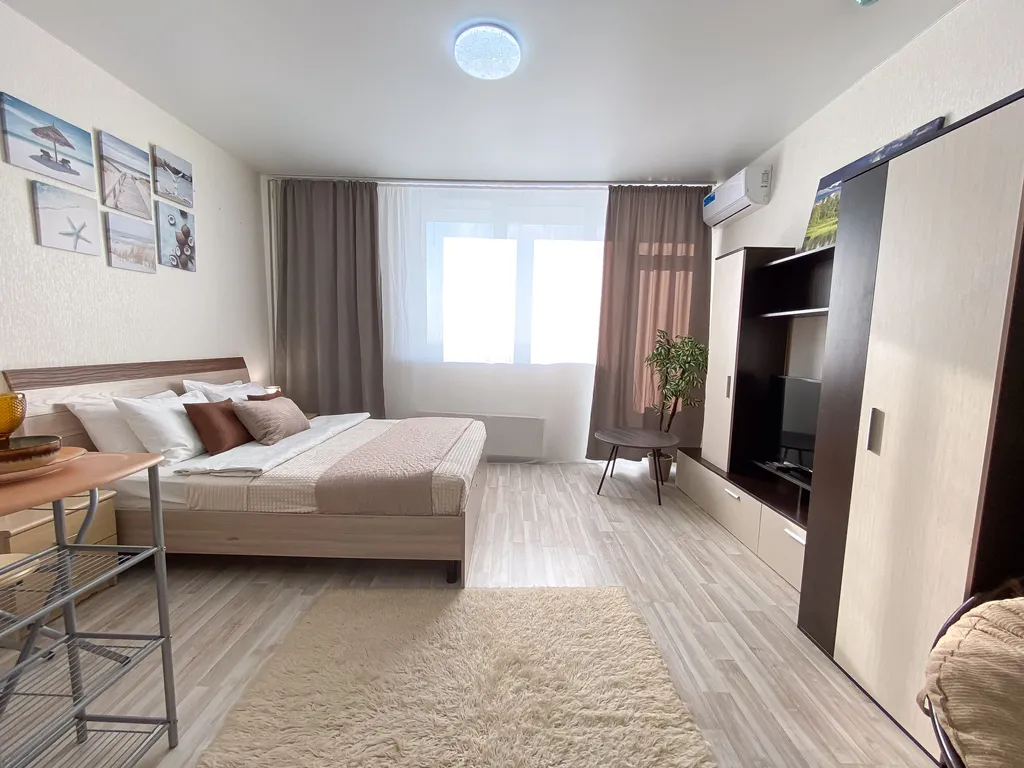 Квартира Просторная студия в новом ЖК у парка Молодёжный — аренда посуточно в Ульяновск