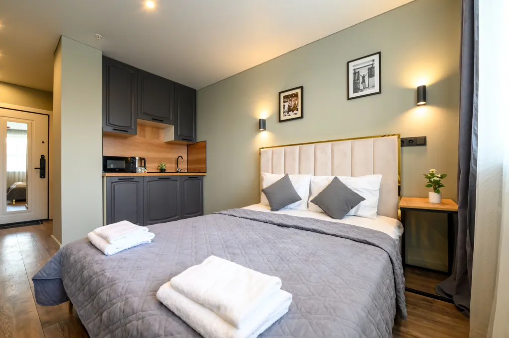 Квартира Квартира Дизайнерская студия у метро — Москва