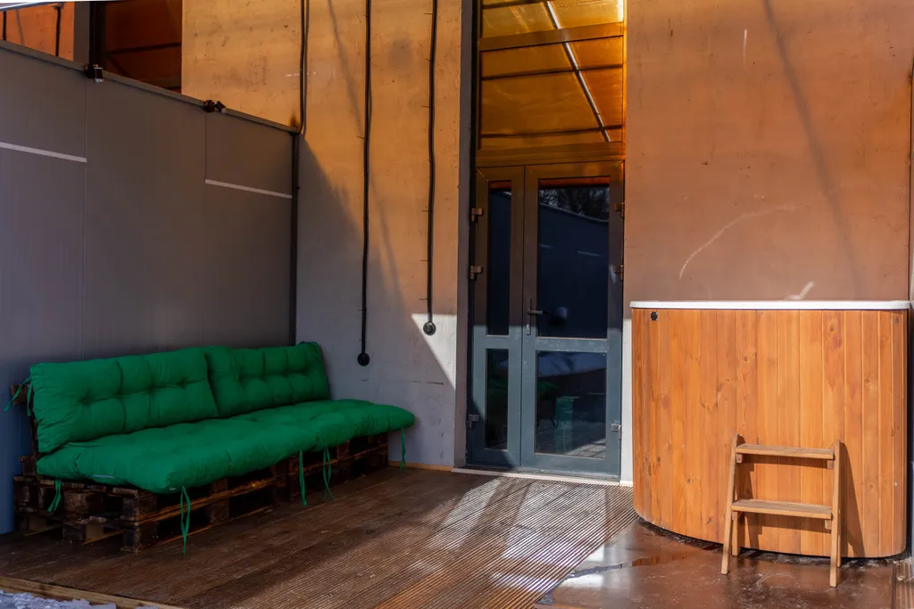 Квартира с мангальной зоной и купелью