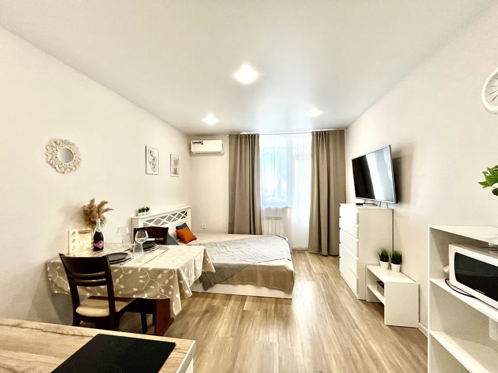 Квартира Квартира Новая студия с отличным ремонтом и видом на море — Анапа