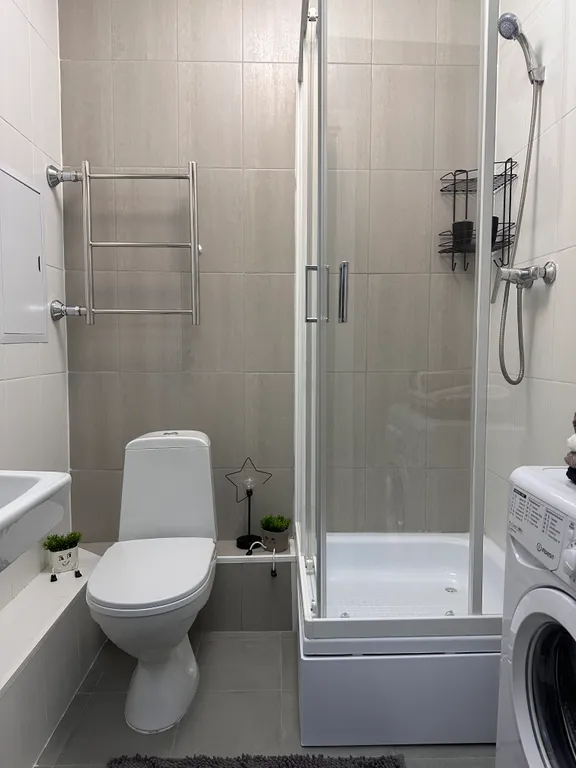 Студия с тремя раздельными кроватями