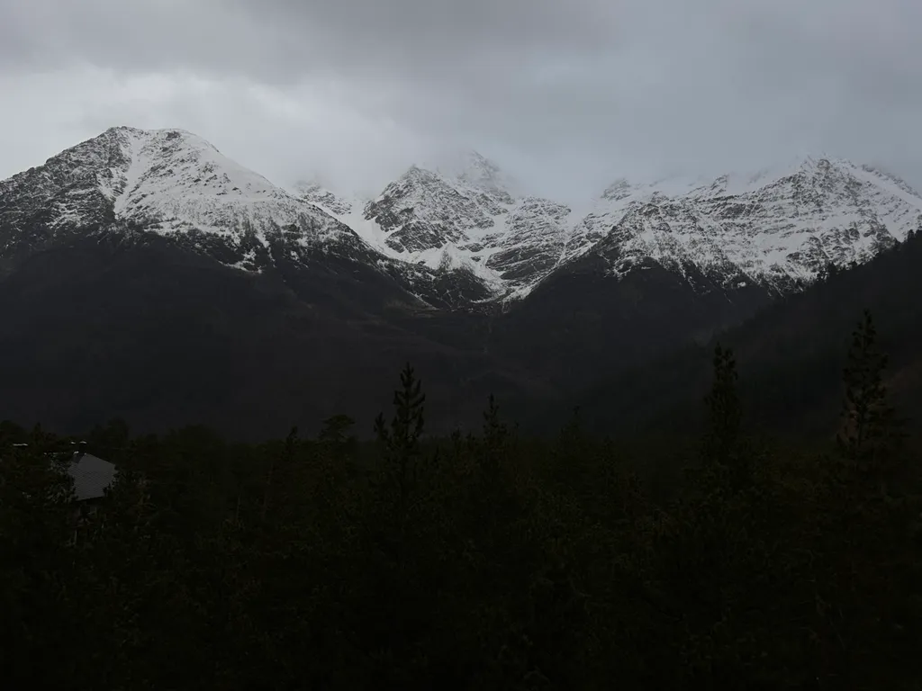 Видовая трешка в Терсколе