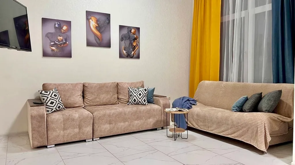 Просторная и уютная квартира с шикарным видом из окна!