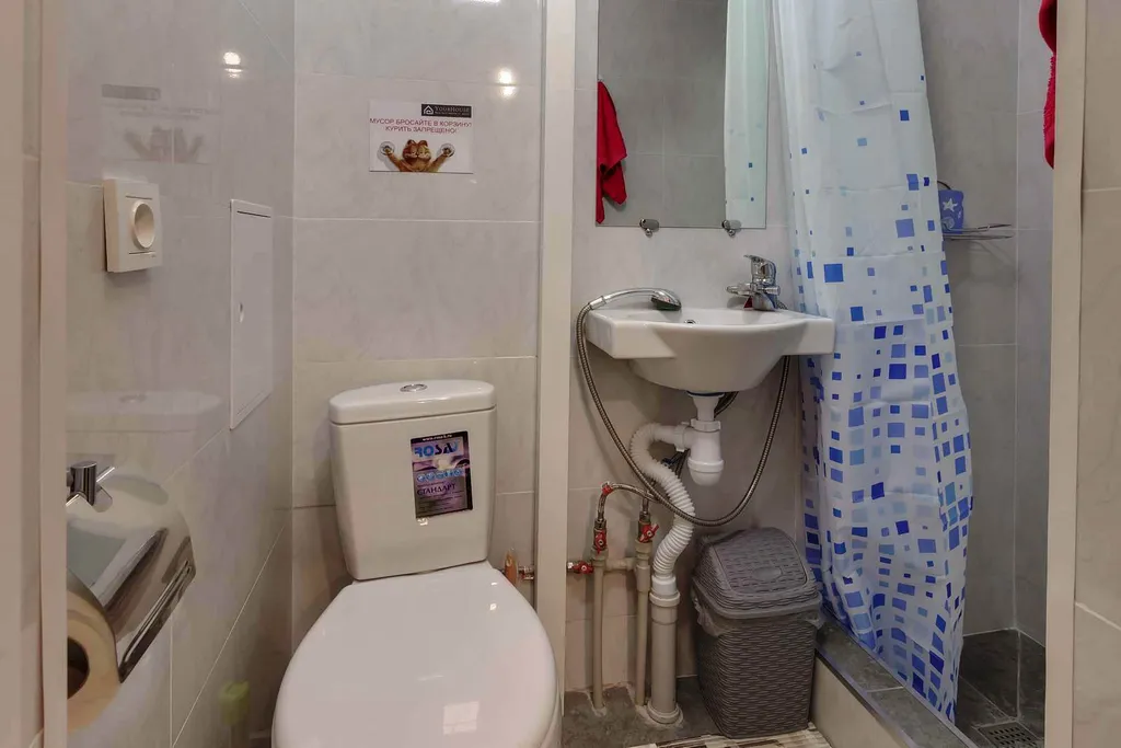 Уютная студия с мини-кухней и собственным санузлом — идеальный бюджетный