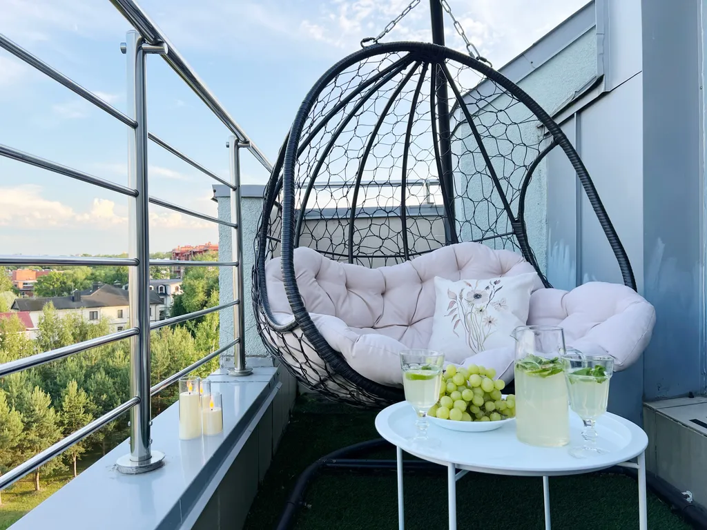 Квартира Комфортабельная квартира на мансарде с видовой террасой — Пушкин