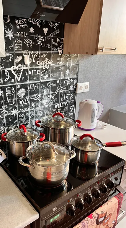 Квартира с необычной планировкой, камином и кондиционером