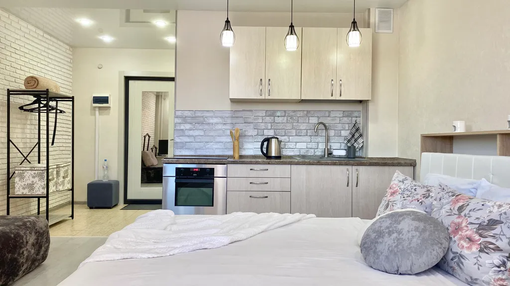 Уютная студия со свежим ремонтом в новом доме