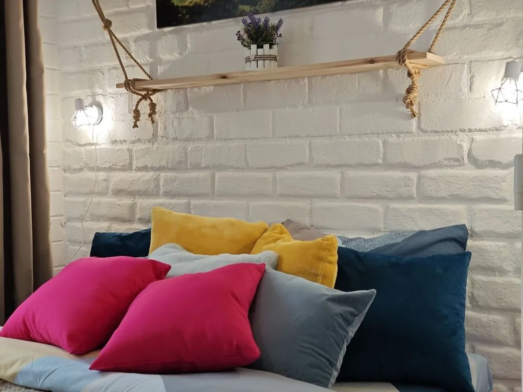 Уютная студия на двоих гостей с кроватью-трансформером