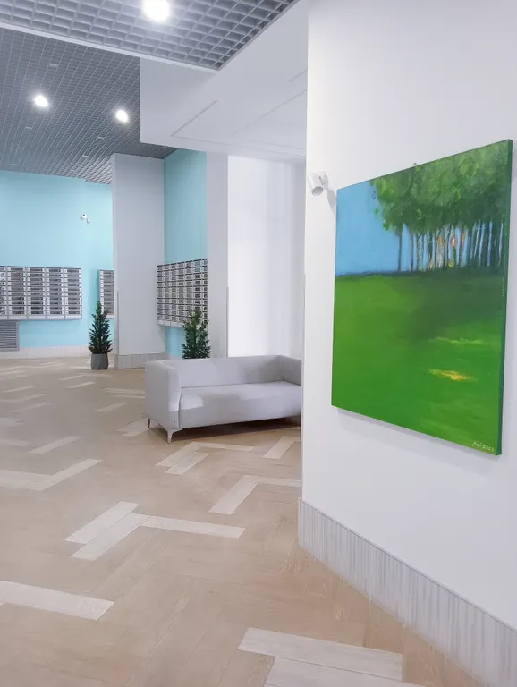 Романтичная студия в ЖК Лес