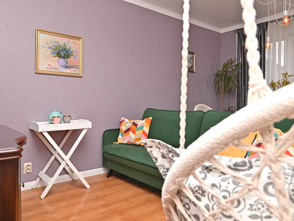 Квартира Атмосферная квартира с качелями в 5 минутах от моря — Светлогорск