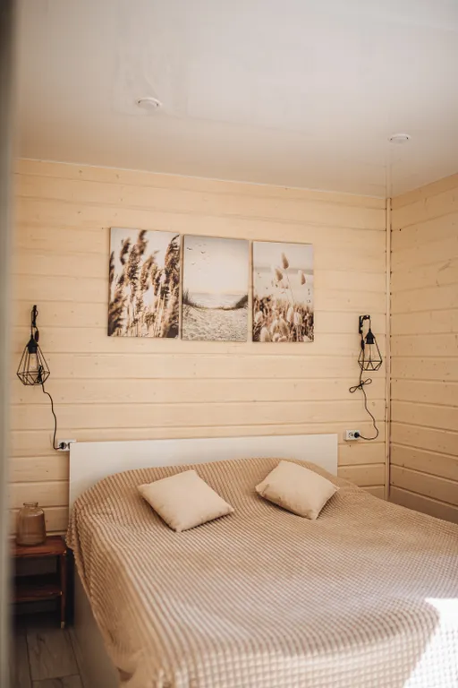 Домик в лесу с потрясающим видом из окна с банным комплексом