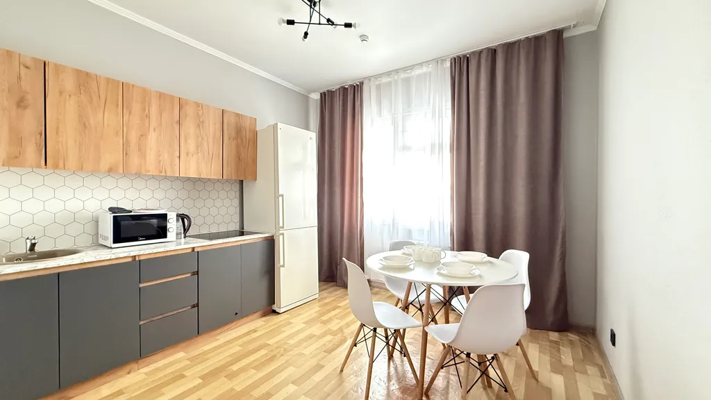 Квартира Квартира Hugge Place | Двухкомнатная студия у Аквапарка с Wi-Fi — Новосибирск