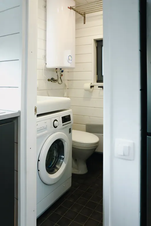 Дом с баней с видом на лес