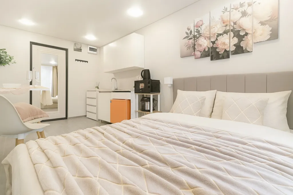 Уютная комната в апарт-отеле на Дворце Спорта