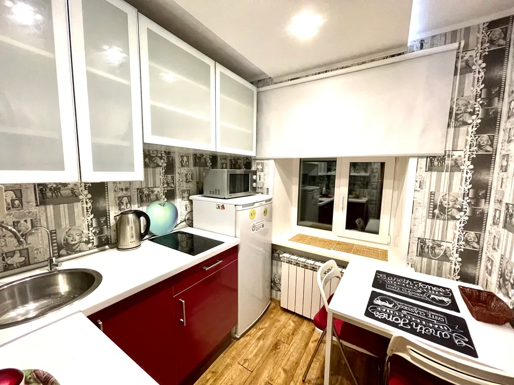 Уютная студия с видом на парк