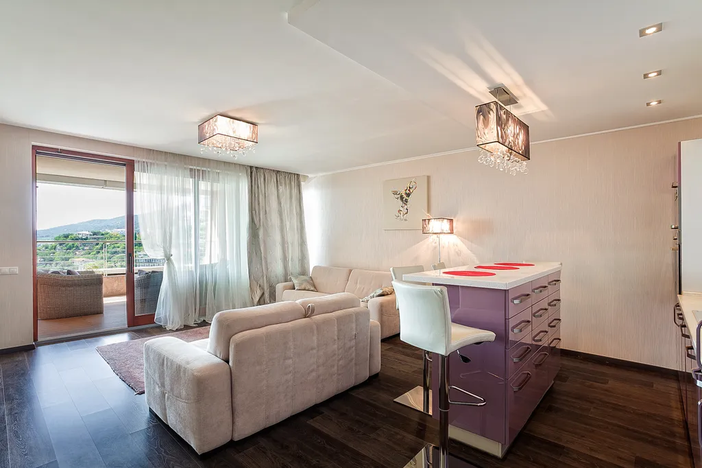 Респектабельные апартаменты с видом на море, горы, рядом с артек