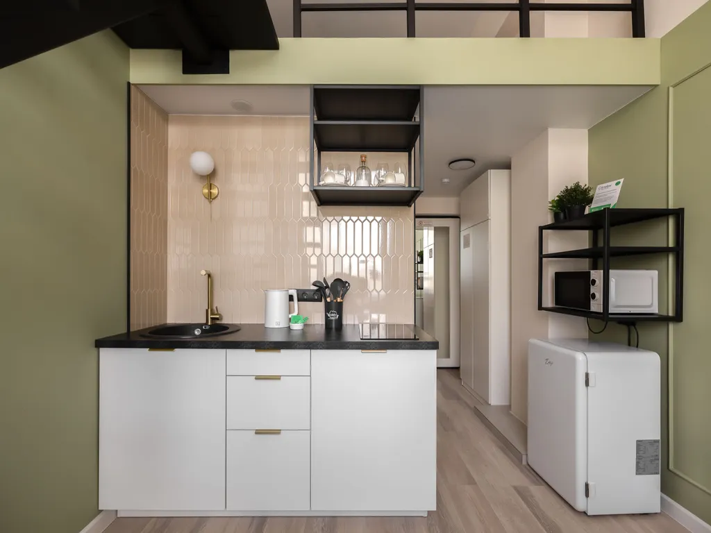 Квартира Квартира Уютная студия у метро, всё для комфортного проживания — Москва