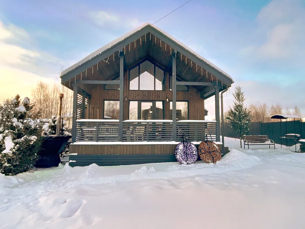 Дом с сауной и банным чаном рядом с озером Плещеево