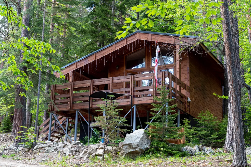 Коттедж Коттедж Шале в лесу (до 4-х человек) — Архыз