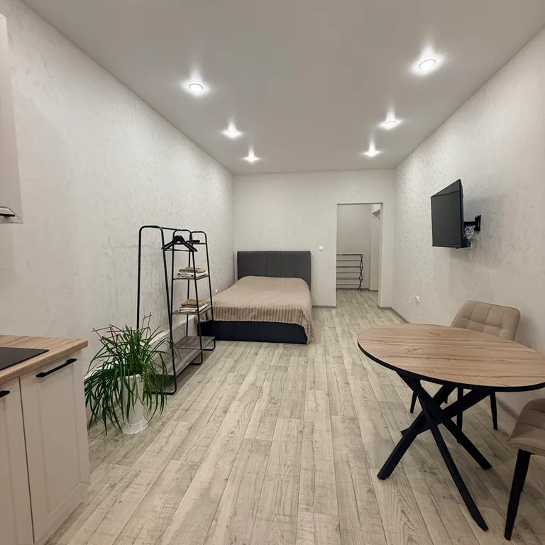 Светлая студия с видом на сопки