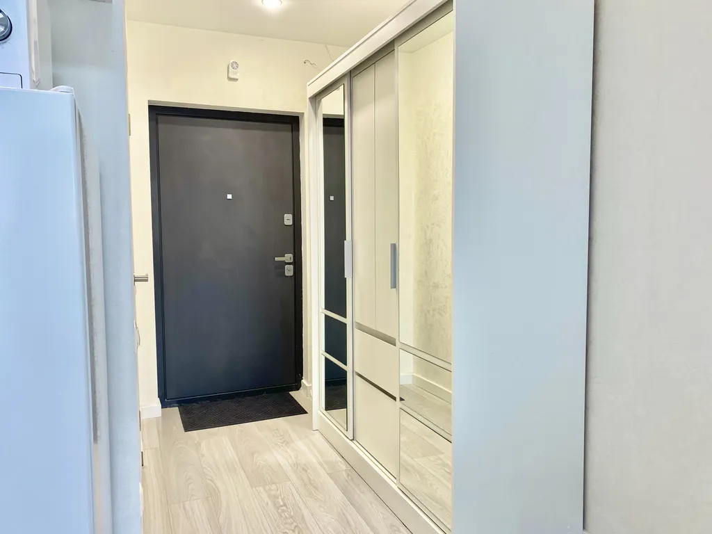 Квартира Квартира Студия с парковочным местом у аэропорта и ЭкспоФорума — Шушары