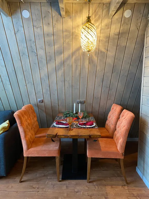 Шале Småland Люкке Хаус на хуторе близ речки