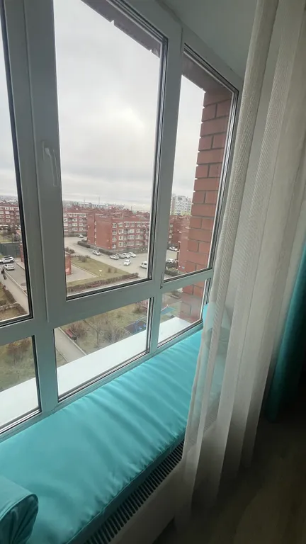 Квартира рядом с Волгой, с панорамными окнами и красивыми закатами