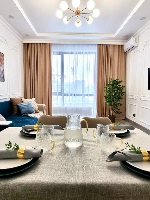 Стильная 2 комнатная квартира, в шаговой доступности от Хан Шатыра