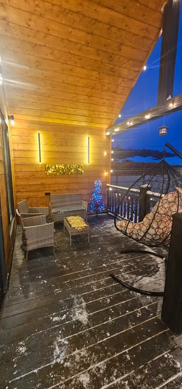 Коттедж Коттедж Большой барнхауз с баней в стиле лофт для прекрасного отдыха за городо — Шишкино