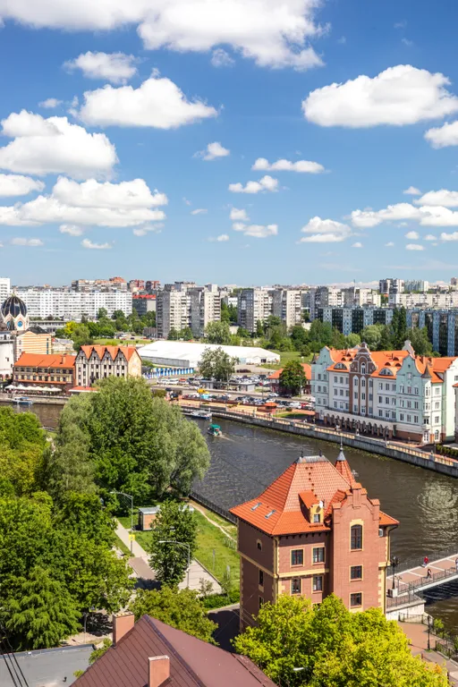 Квартира Новая квартира с шикарным панорамным видом на Рыбную деревню — Калининград