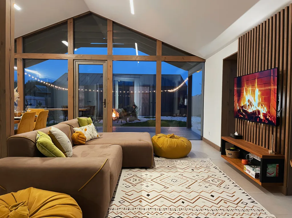 Просторный барнхаус с баней