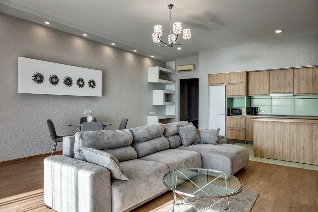 Одна спальня и гостиная