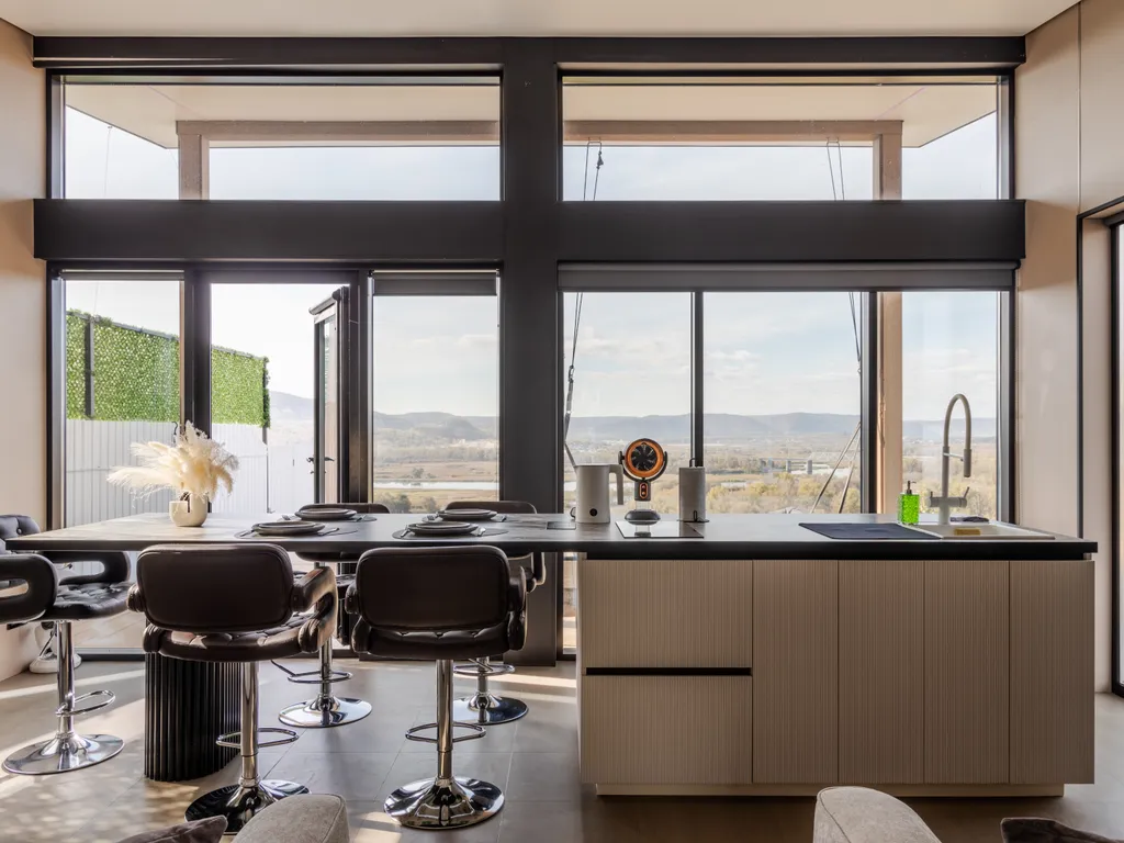 Дом Марс-48 премиум класса с уникальным видом на горы и реку Сок